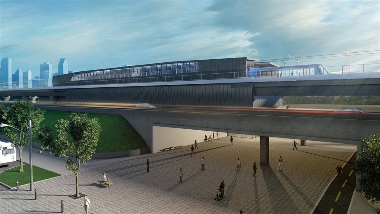 Le projet de système léger sur rails (SLR) pour Montréal. Le projet de système léger sur rails (SLR) pour Montréal.