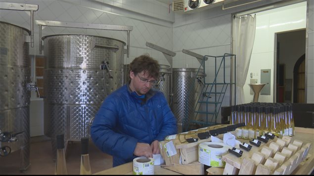 Étiquettage du vin de rhubarbe Étiquettage du vin de rhubarbe