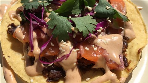 Tostadas de saumon Tostadas de saumon