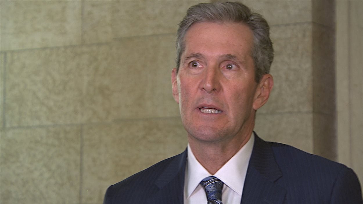 Brian Pallister, premier ministre du Manitoba. Brian Pallister, premier ministre du Manitoba.