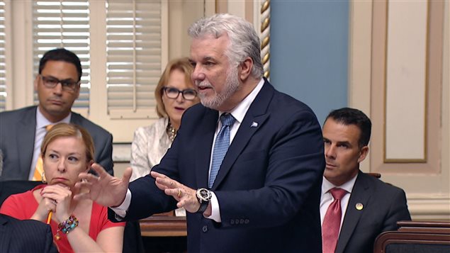 Le premier ministre Philippe Couillard Le premier ministre Philippe Couillard
