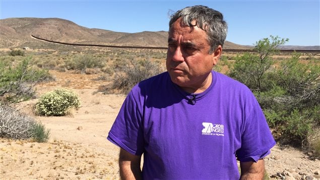Le fondateur des Anges de la frontière, Enrique Morones Le fondateur des Anges de la frontière, Enrique Morones