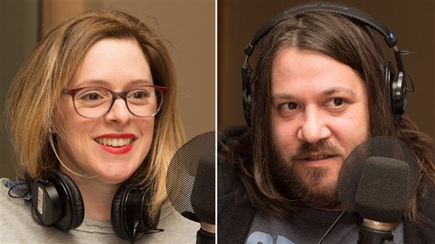 La comédienne Catherine Trudeau et l'auteur Patrick Isabelle
