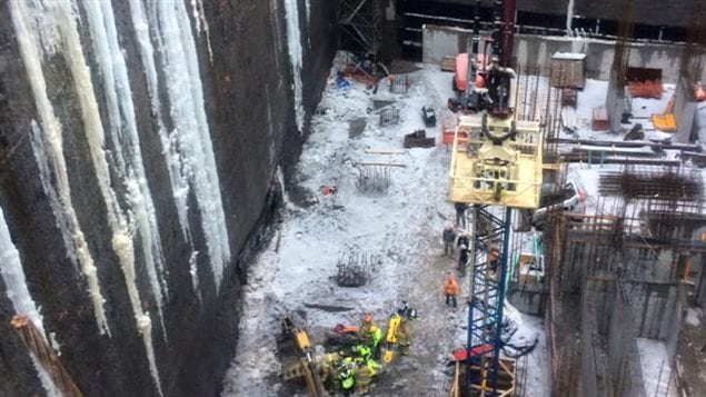 Le drame s'est produit le 23 mars dernier, sur un chantier à l'angle des rues Preston et Carling Le drame s'est produit le 23 mars dernier, sur un chantier à l'angle des rues Preston et Carling