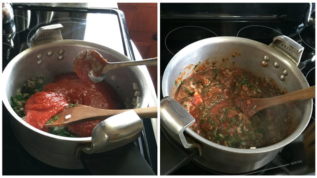 Ajouter la tomate Ajouter la tomate