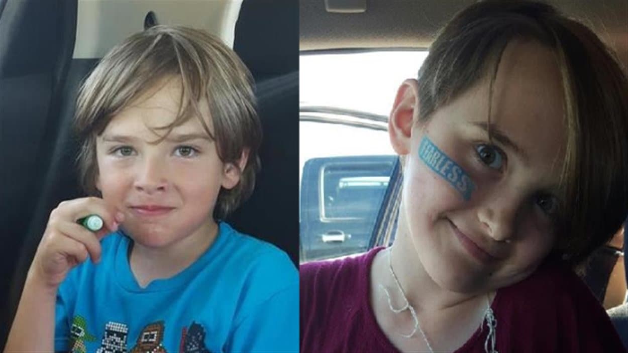 Josh Giesbrecht, 9 ans et Montana Giesbrecht, 11 ans Josh Giesbrecht, 9 ans et Montana Giesbrecht, 11 ans