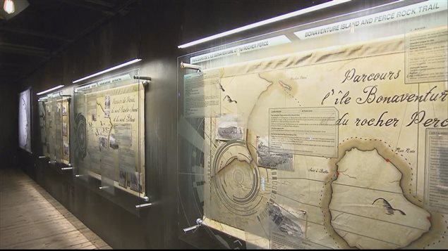 L'exposition raconte l’histoire géologique de Percé. L'exposition raconte l’histoire géologique de Percé.