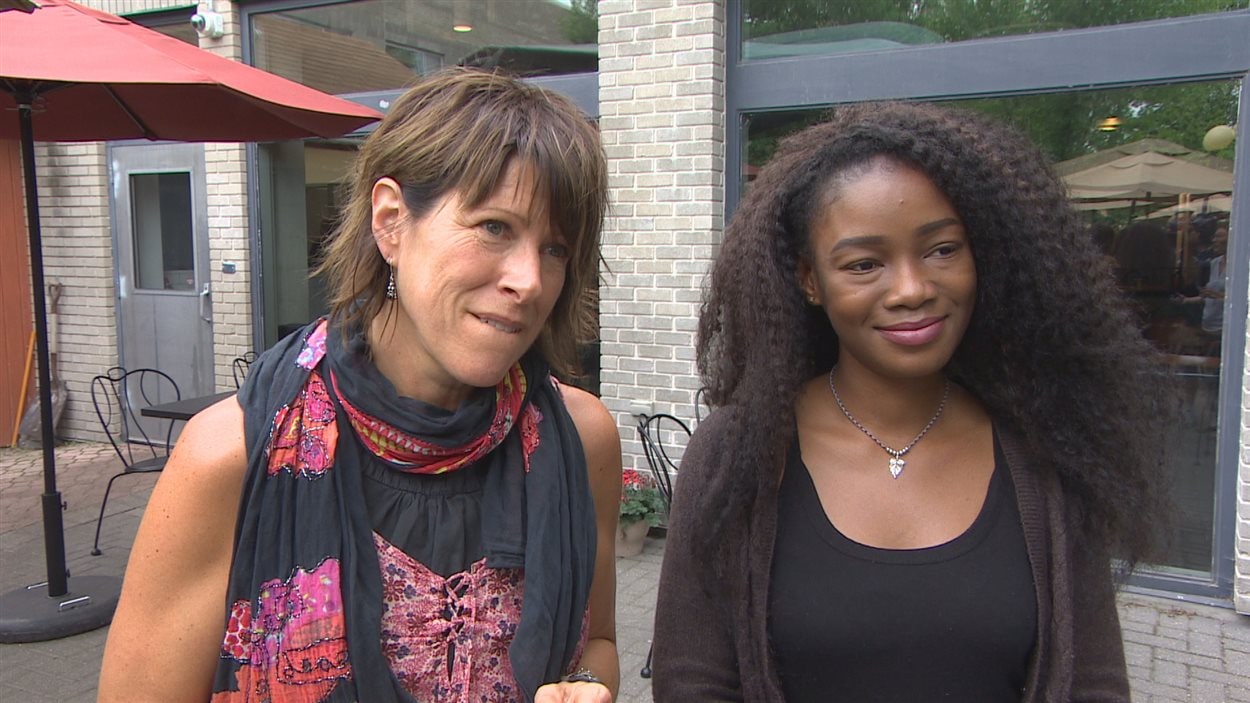 Kelly Bado et Luce Dufault pour la fête de la Saint-Jean-Baptiste au CCFM. Kelly Bado et Luce Dufault pour la fête de la Saint-Jean-Baptiste au CCFM.
