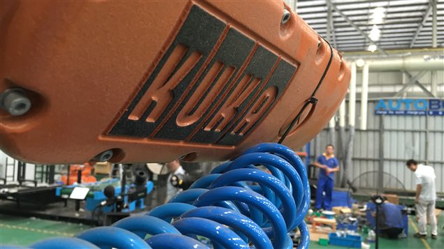 Kuka, une entreprise allemande, également présente en Chine Kuka, une entreprise allemande, également présente en Chine