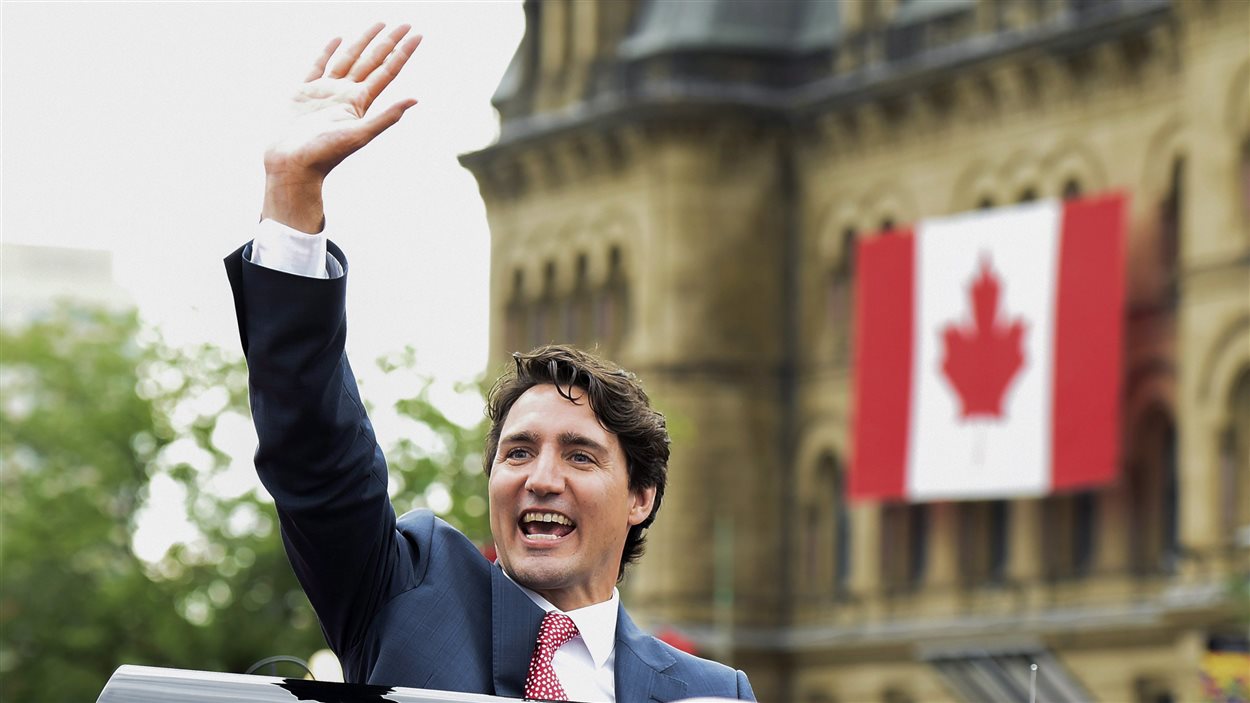 Justin Trudeau à l'occasion de la fête du Canada Justin Trudeau à l'occasion de la fête du Canada