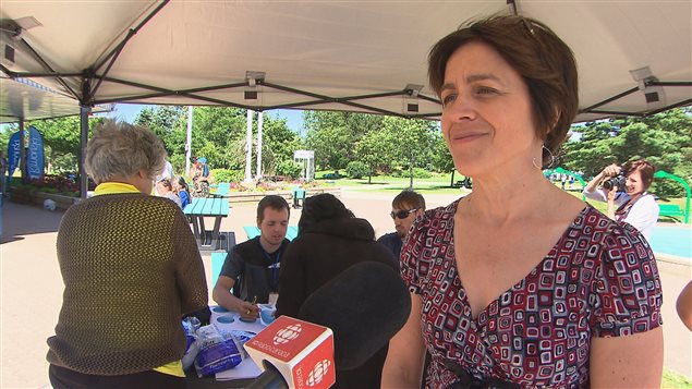 Claire Lafrance, coordonnatrice en environnement à la Ville de Rimouski Claire Lafrance, coordonnatrice en environnement à la Ville de Rimouski
