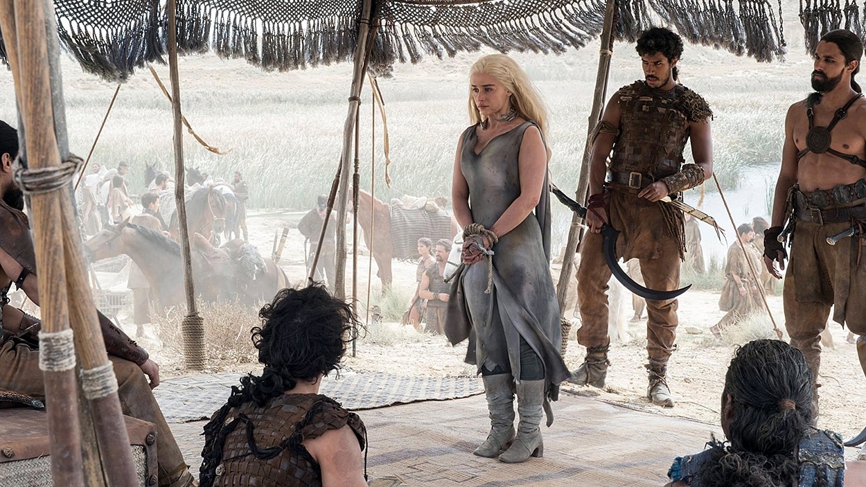 Une scène de la série « Game of Thrones » Une scène de la série « Game of Thrones »