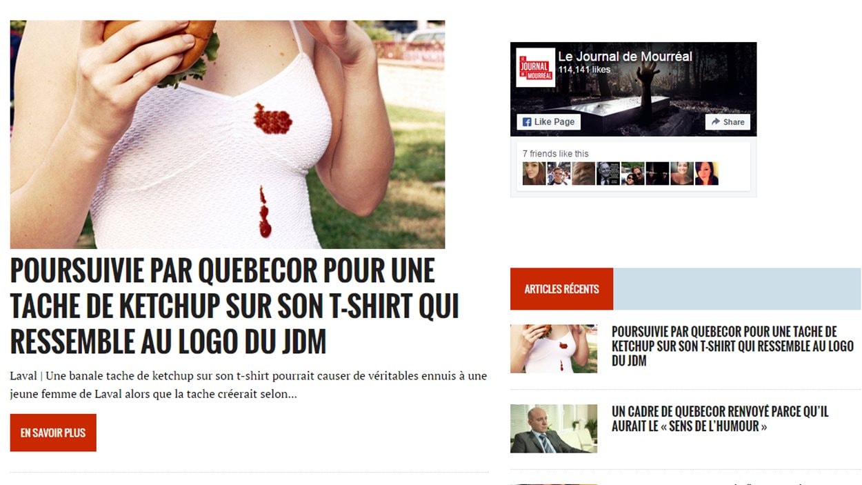 Le site du Journal de Mourréal, le mardi 19 juillet 2016 Le site du Journal de Mourréal, le mardi 19 juillet 2016