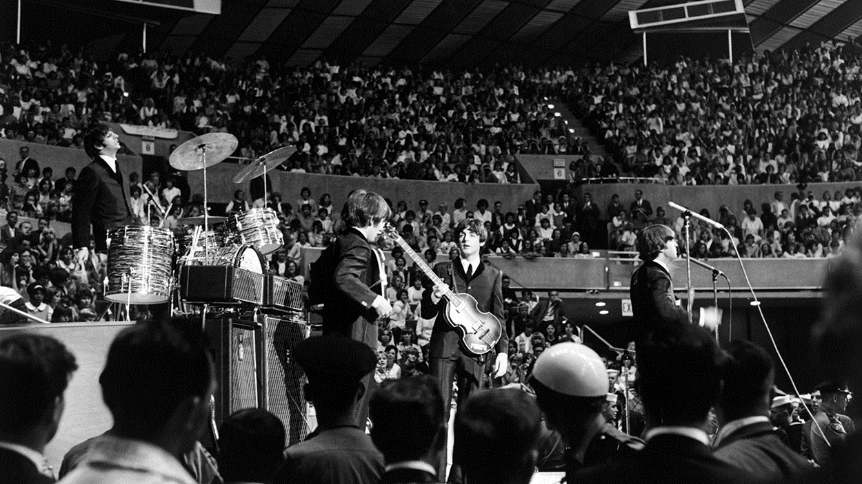 Les Beatles en concert aux États-Unis le 1er août 1964 Les Beatles en concert aux États-Unis le 1er août 1964