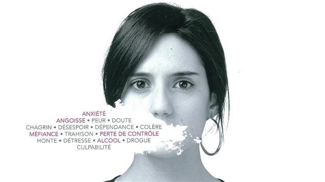 Mélanie Lemay, sur une affiche du Centre d'aide et de lutte contre les agressions à caractère sexuel de l'Estrie Mélanie Lemay, sur une affiche du Centre d'aide et de lutte contre les agressions à caractère sexuel de l'Estrie