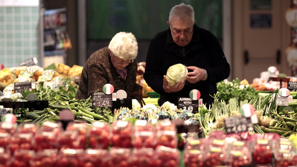 Une épicerie en Italie Une épicerie en Italie