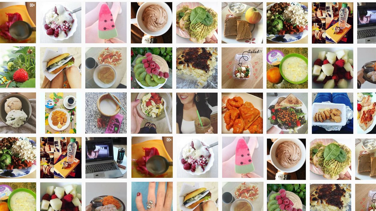 Un grand nombre de photos sont accompagnées par le mot-clic #EDrecovery (convalescence des troubles alimentaires), comme on peut le voir sur ce collage réalisé à partir d’Instagram Un grand nombre de photos sont accompagnées par le mot-clic #EDrecovery (convalescence des troubles alimentaires), comme on peut le voir sur ce collage réalisé à partir d’Instagram