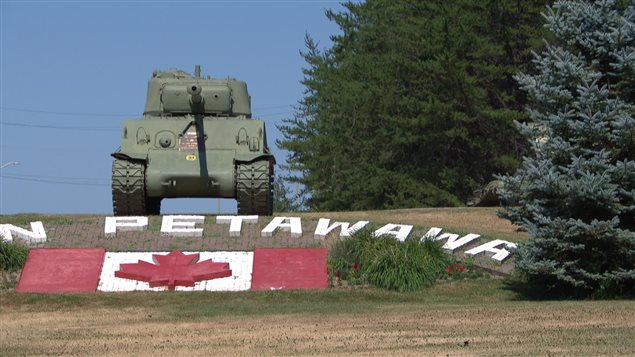 La base militaire de Petawawa, en Ontario. La base militaire de Petawawa, en Ontario.