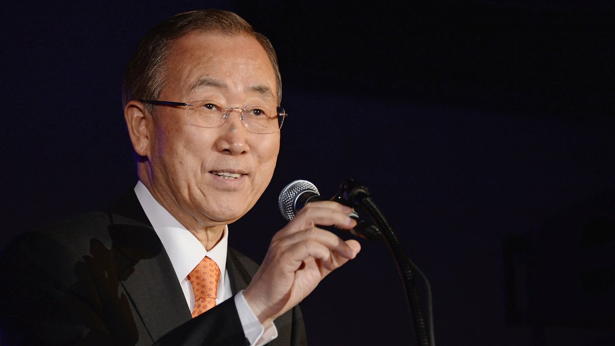 Le secrétaire général de l'ONU, Ban Ki-moon Le secrétaire général de l'ONU, Ban Ki-moon