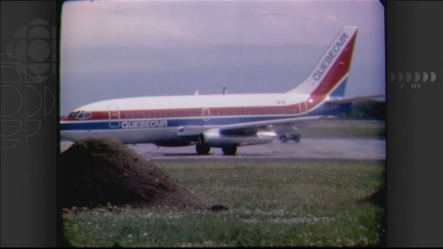 Autre appareil de Québecair, en 1985. Autre appareil de Québecair, en 1985.