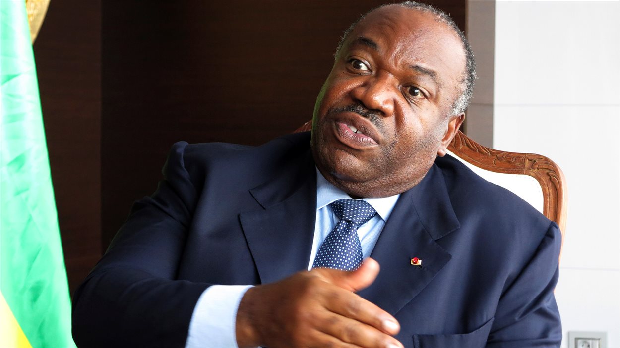Le président gabonais réélu Ali Bongo Le président gabonais réélu Ali Bongo