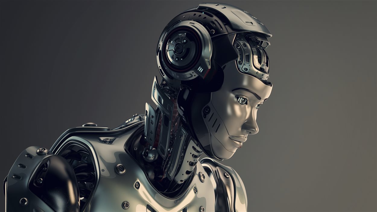Un robot. Un robot.