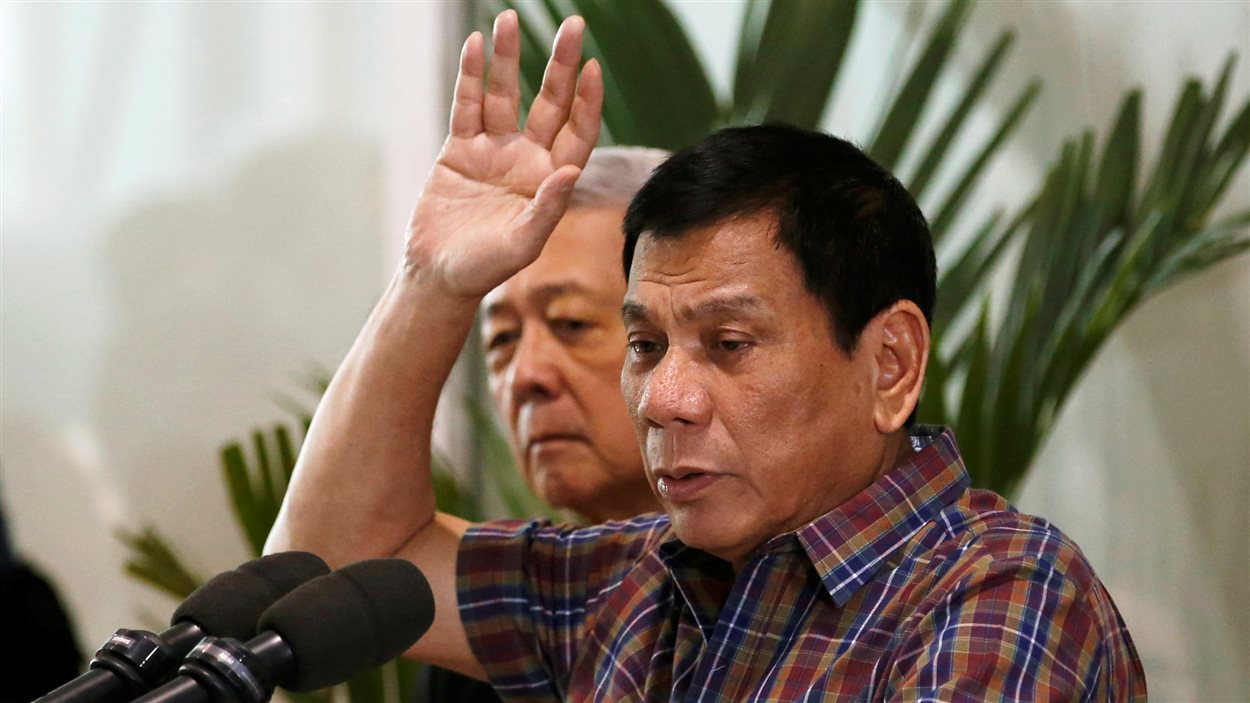 Le président des Philippines Rodrigo Duterte Le président des Philippines Rodrigo Duterte