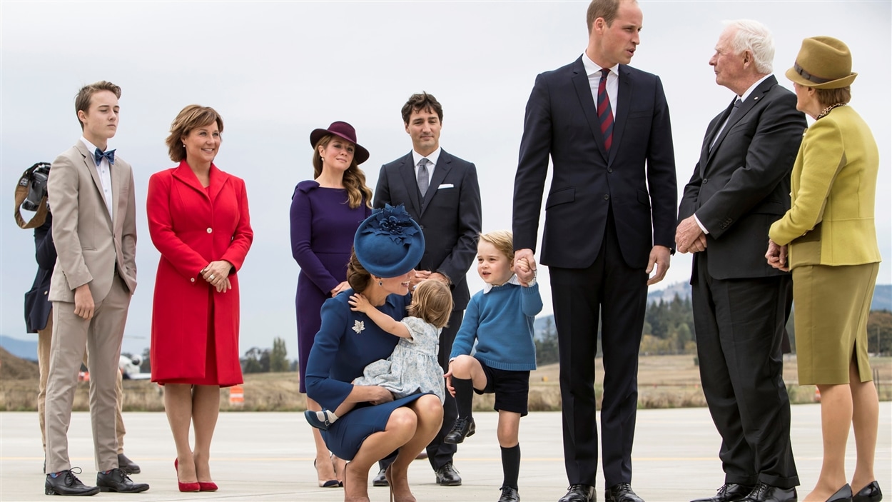 Le Prince William et Kate Middleton entament leur visite au Canada