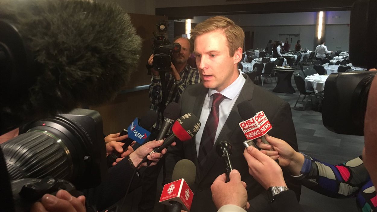 Le premier ministre du Nouveau-Brunswick, Brian Gallant Le premier ministre du Nouveau-Brunswick, Brian Gallant