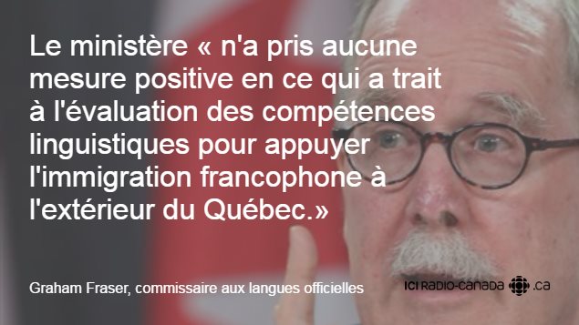 Tests D Immigration Plus Chers En Francais Le Commissaire Aux Langues Officielles Blame Ottawa Radio Canada Ca