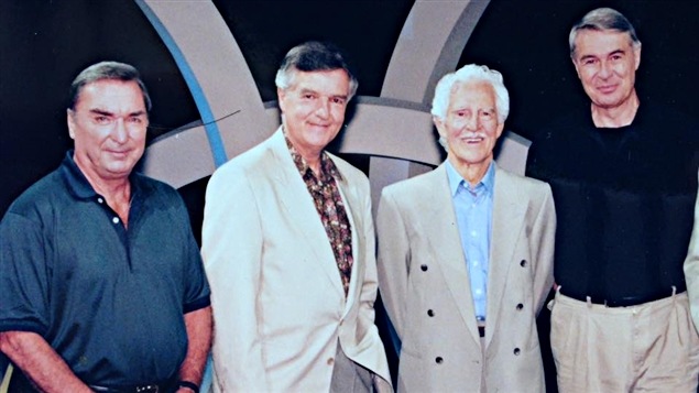 Lionel Duval, Pierre Dufault, René Lecavalier et Richard Garneau Lionel Duval, Pierre Dufault, René Lecavalier et Richard Garneau
