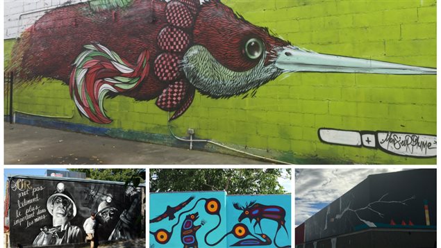 Quelques murales répertoriées en Abitibi-Témiscamingue Quelques murales répertoriées en Abitibi-Témiscamingue