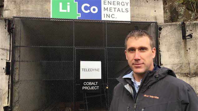 Joerg Kleinboeck, géologue engagé par la compagnie LiCo Energy Metals. Joerg Kleinboeck, géologue engagé par la compagnie LiCo Energy Metals.