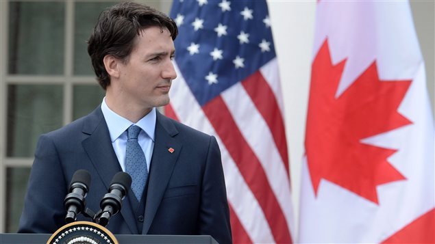 Justin Trudeau en visite officielle à Washington en mars 2016 Justin Trudeau en visite officielle à Washington en mars 2016