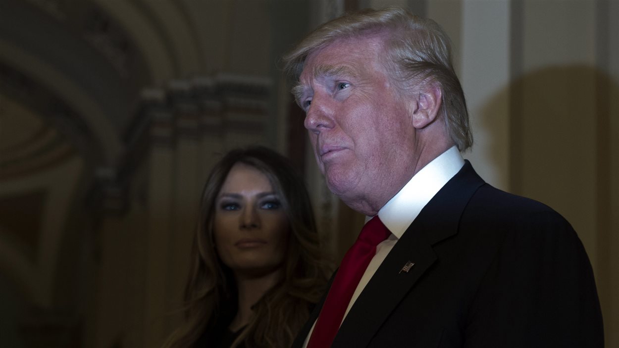 Donald Trump et sa femme Melania au Capitol, le 10 novembre Donald Trump et sa femme Melania au Capitol, le 10 novembre