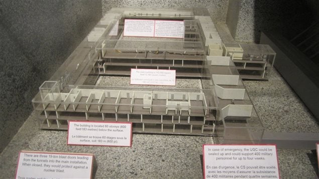 Maquette de la base. Maquette de la base.