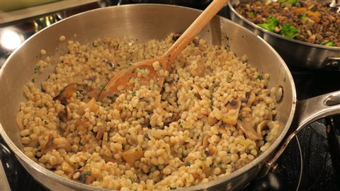 Risotto d'orges aux champignons Risotto d'orges aux champignons