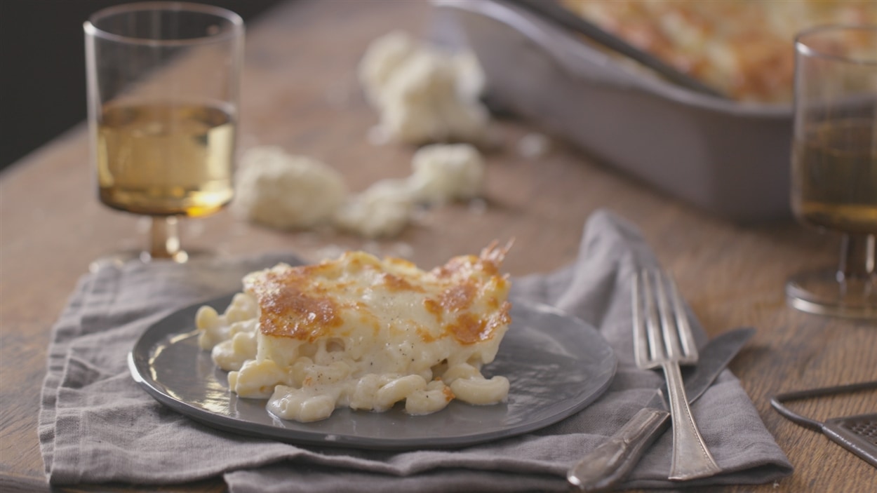 Macaroni Au Fromage A Base De Chou Fleur Trois Fois Par Jour