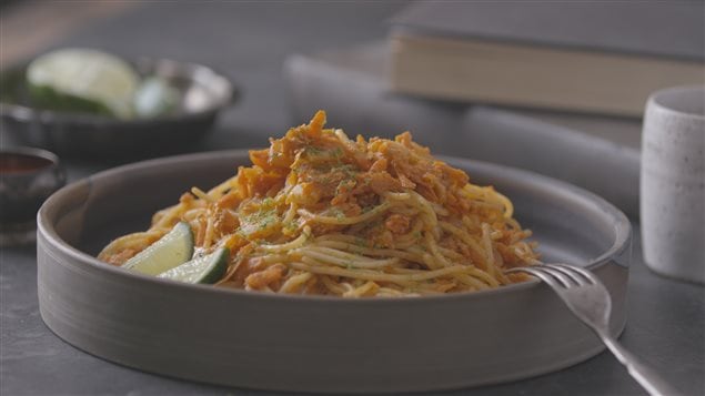 Spaghetti pad thaï Spaghetti pad thaï